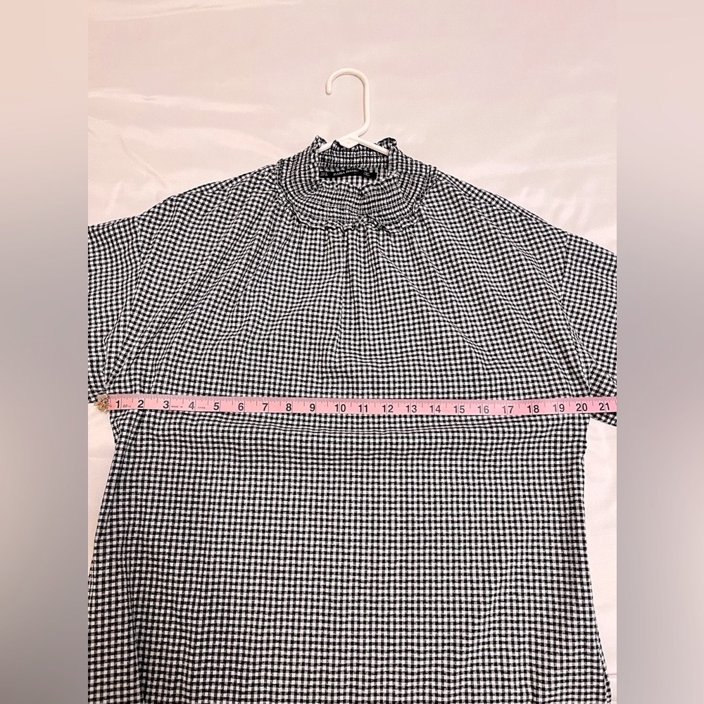 Zara Basic Checkered Dress - image 4
